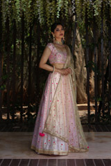 Pink Panelled Gota LehengaIMG_0400 copy